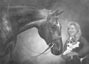 Equine Art Painting of Indian Artifacts