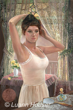 White Lace and Roses