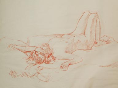 Sketch from Life, Conte Crayon